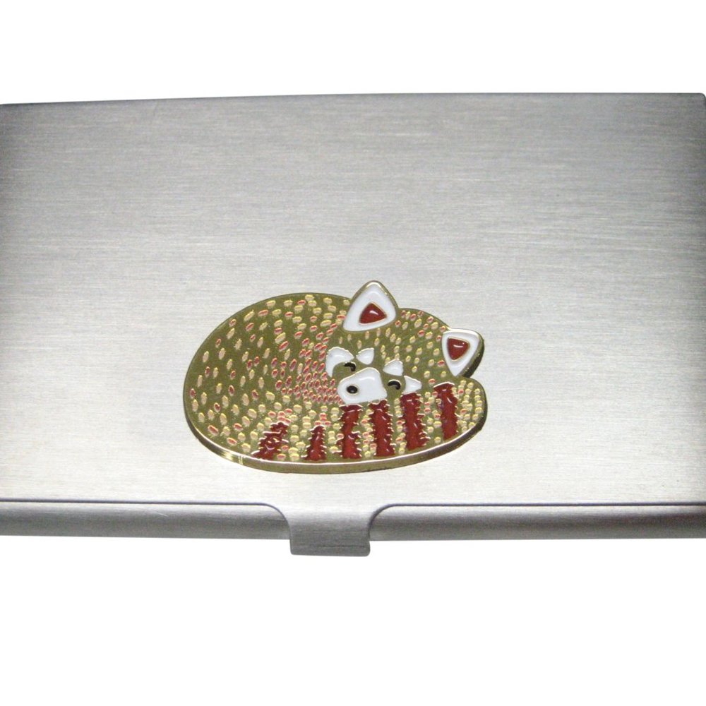 Golden Fox Business Card Holder
